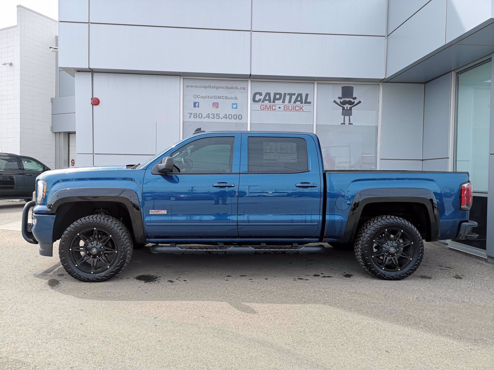 Pre-Owned 2018 GMC Sierra 1500 CREW CAB SLT ALL TERRAIN | LEVELING KIT ...